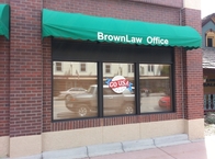 Brown Law Window Painting