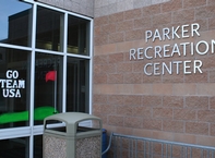 Parker Rec Center Window Painting