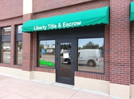 Liberty Title & Escrow Window Painting